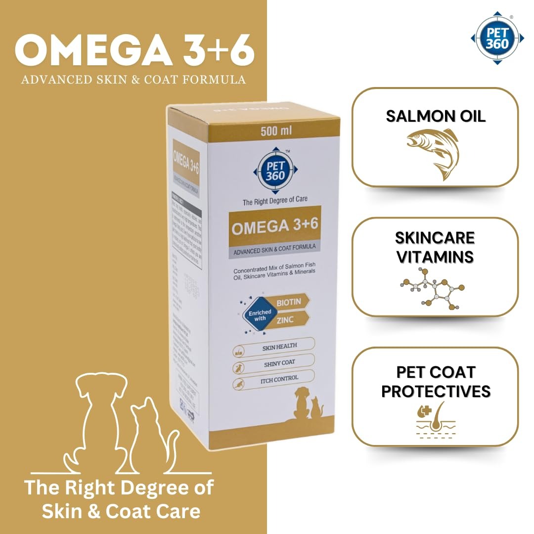 OMEGA 3+6 Syrup with Salmon oil & Skin care Nutrition