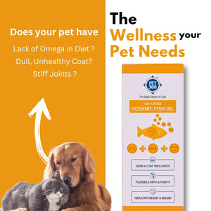 PET360 Oceanic Fish Oil for Dogs & Cats ( 200 ml )