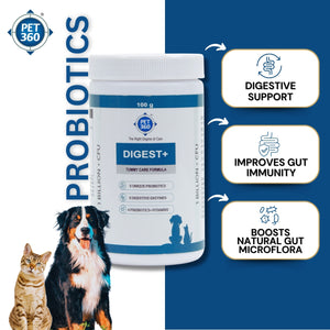 DIGEST+ Powder with Probiotics, Enzymes & Prebiotics