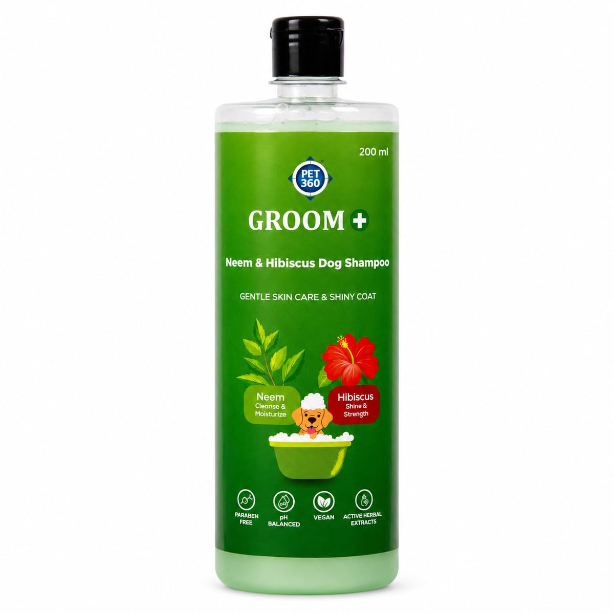 Groom+ Neem Hibiscus Oatmeal Dog Shampoo 1 liter