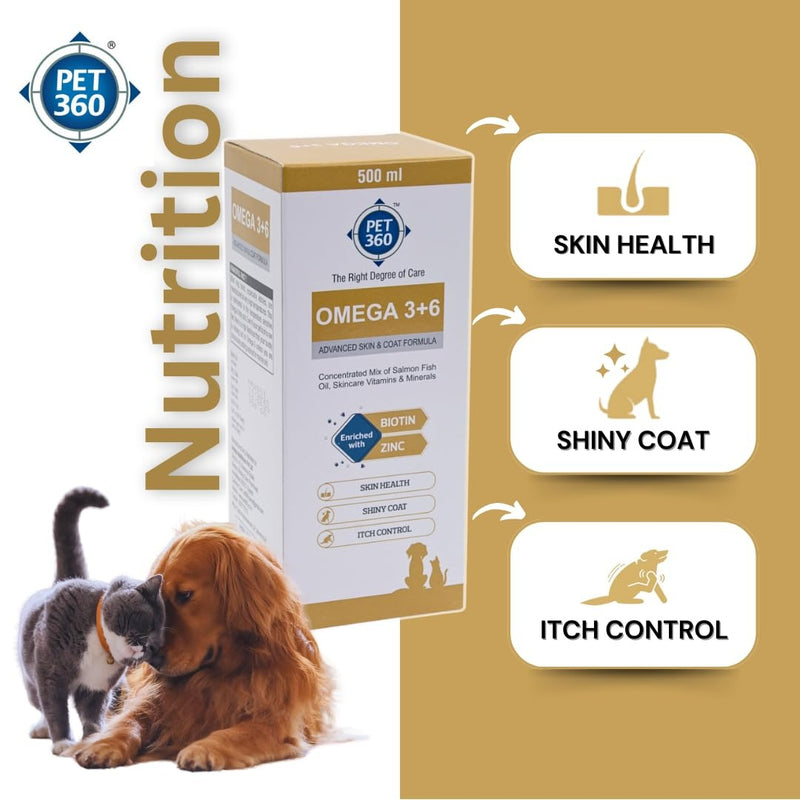 OMEGA 3+6 Syrup with Salmon oil & Skin care Nutrition