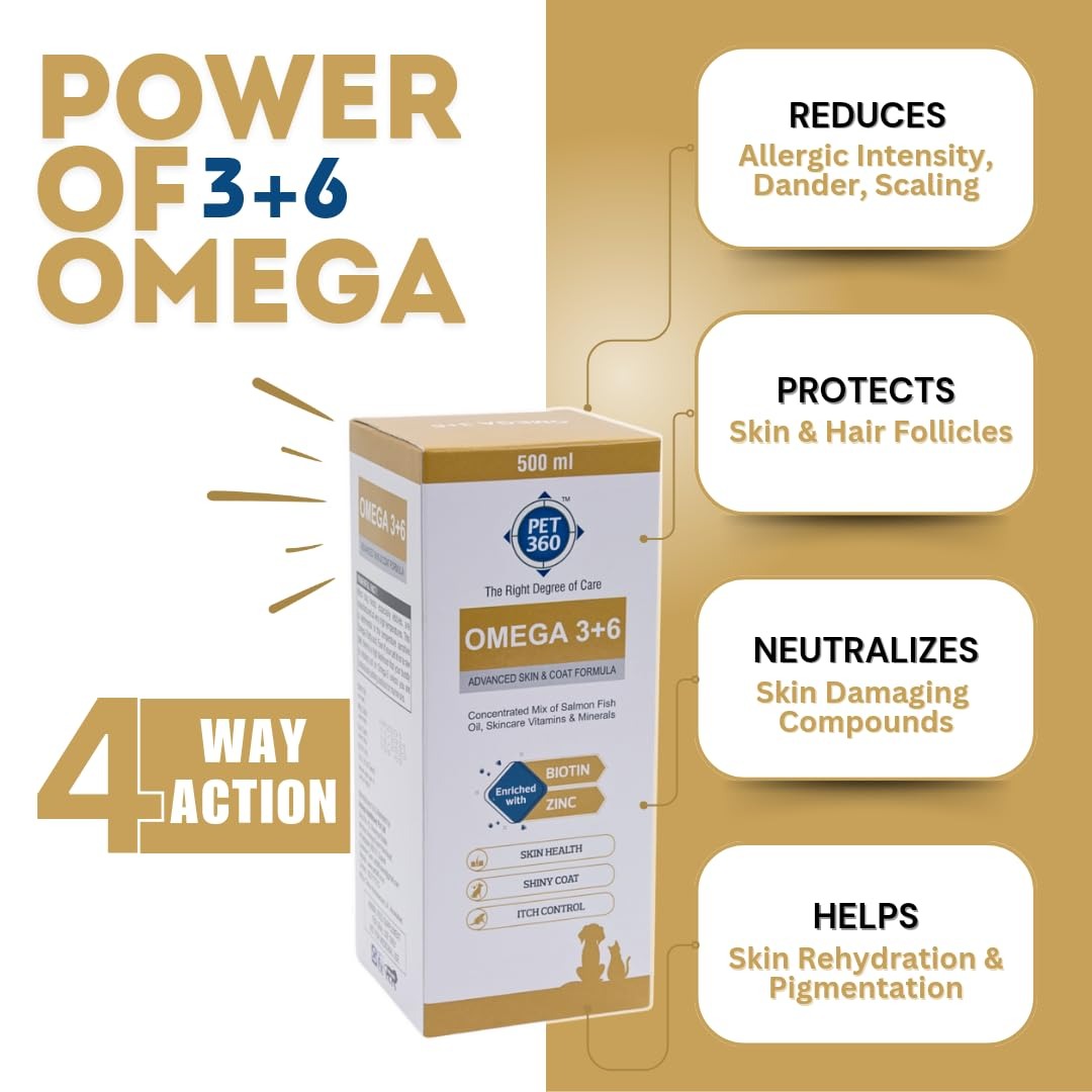 OMEGA 3+6 Syrup with Salmon oil & Skin care Nutrition