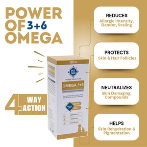OMEGA 3+6 Syrup with Salmon oil & Skin care Nutrition