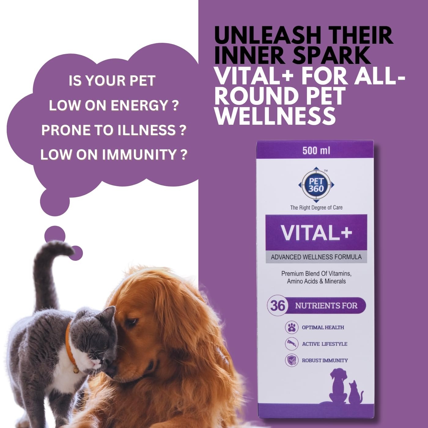 VITAL+ Multivitamin Syrup with Wellness Additives & Minerals