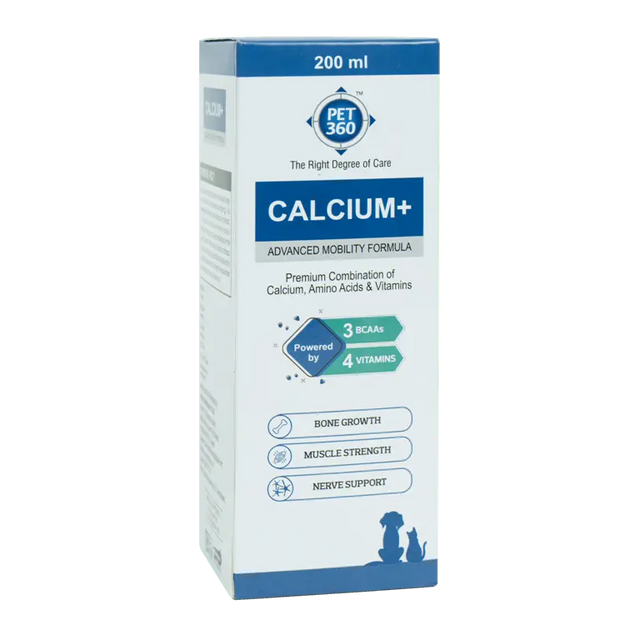 CALCIUM+ Syrup for Dogs  for Bone, Muscle & Nerve Development