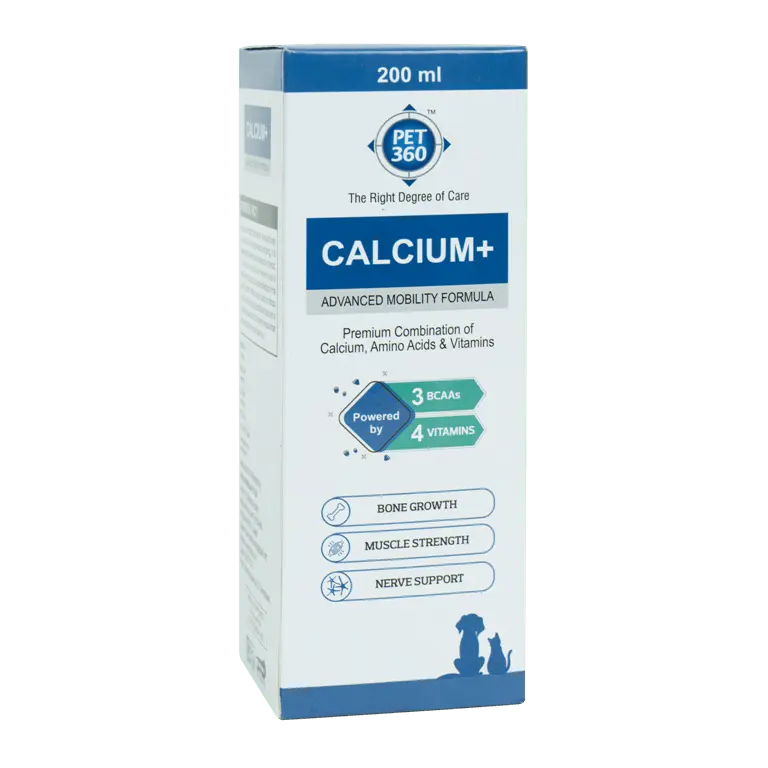 CALCIUM+ Syrup for Dogs  for Bone, Muscle & Nerve Development