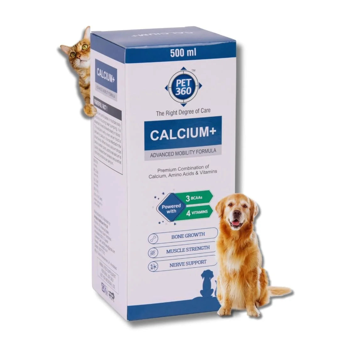 CALCIUM+ Syrup for Dogs  for Bone, Muscle & Nerve Development