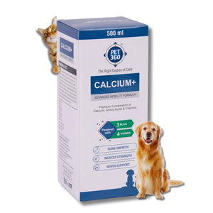 CALCIUM+ Syrup for Dogs  for Bone, Muscle & Nerve Development