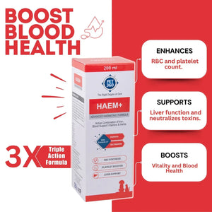 HAEM+ Advanced Haematinic Formula | Health Booster & Liver Tonic for Cats & Dogs | with Extracts of Papaya & Silymarine | Active Combination of Iron, Blood Support Vitamins & Herbs ( 200 ml )