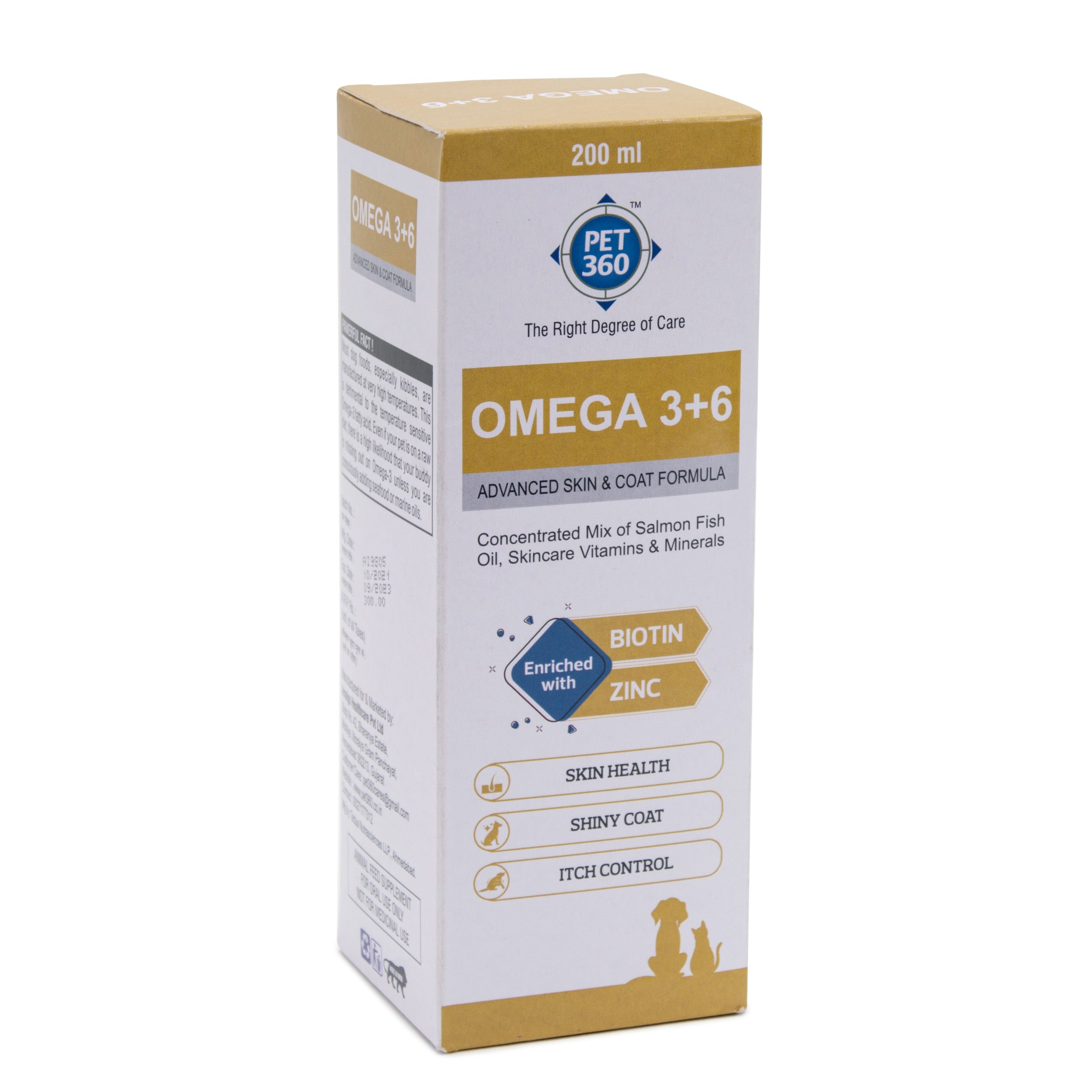 OMEGA 3+6 Syrup with Salmon oil & Skin care Nutrition
